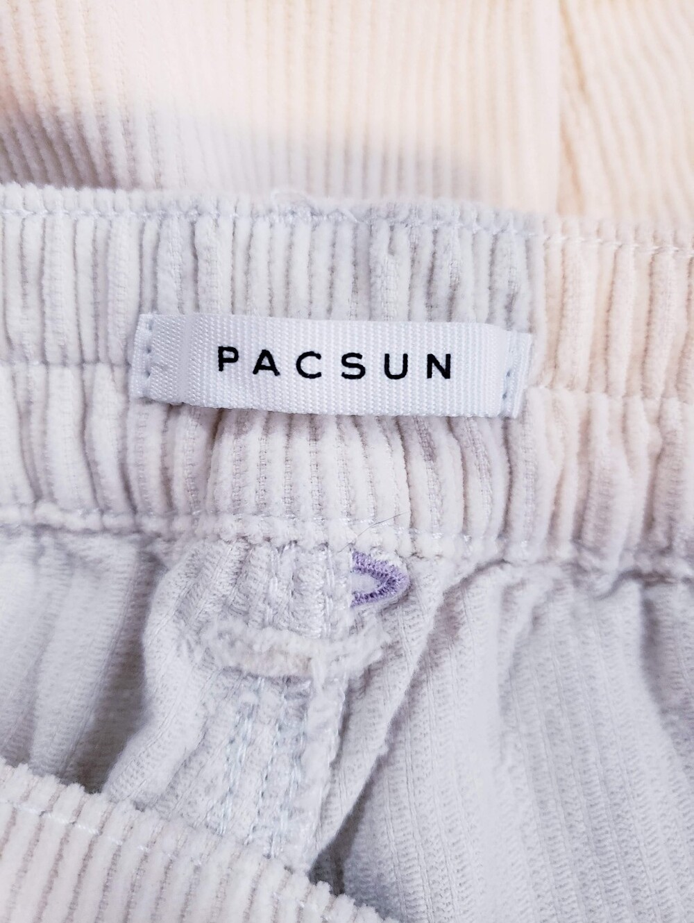 PacSun Butterfly Corduroy High Rise Elastic Waist Cargo Pants Women's Size Small - Picture 9 of 12